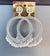 Resin base pearl moti jhumkas
