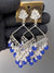 Silver chand bali blue