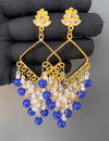 Golden chand bali blue