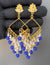 Golden chand bali blue