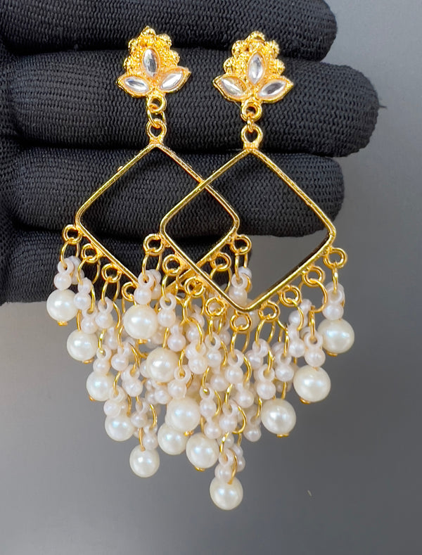 Golden chand bali white