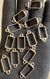 Silver Bracelet bezel set 12pcs