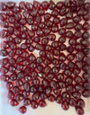 Maroon Drop Beads 8mm 100gram