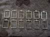 Silver pendant bezel big size 12pcs