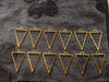 Silver pendant bezel big size 12pcs