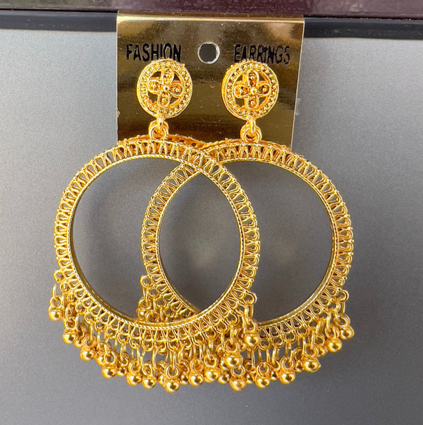 Large size jhumkas