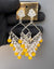 Silver Chand bali yellow