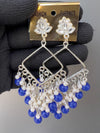 Silver chand bali blue