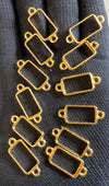 Golden bracelet bezel set 12pcs