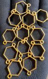 Golden bracelet bezel set 12pcs