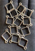 Silver bracelet bezel set 12pcs