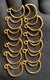 Golden pendant bezel set 12pcs