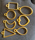 Golden Pendant Bezel MIX Set