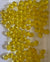 Yellow Drop Beads 8mm 100gram