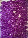 Purple Drop Beads 8mm 100gram