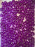 Purple Drop Beads 8mm 100gram