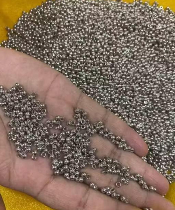 Silver Ghunghri 4mm 100gram