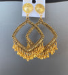 Golden square jhumka