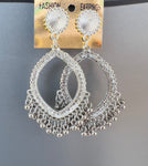 silver jhumka