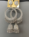 Silver jhumka