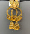 Golden round one jhumki